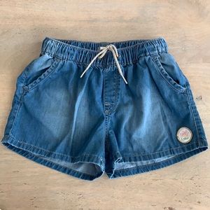SOLD-Girls Roxy Elastic Waist Shorts